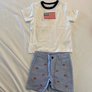 BRAND NEW w/TAGS JANIE AND JACK SHIRT/SHORT BOYS SET!! 2T!! $45